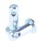 RS PRO 12.7mm Bright Zinc Plated Steel Clevis Pin, 4.76mm Diameter