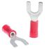 TE Connectivity, PLASTI-GRIP Insulated Crimp Spade Connector, 0.26mm² to 1.65mm², 22AWG to 16AWG, M4 Stud Size Vinyl,