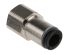 Legris LF3000 Series Straight Threaded Adaptor, G 1/8 Female to Push In 6 mm, Threaded-to-Tube Connection Style