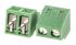 Borne para PCB Hembra Phoenix Contact de 2 vías de 2 vías en 2 filas, paso 3.81mm, 12A, de color Verde, montaje Montaje