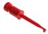 Hirschmann Test & Measurement Red Hook Clip with , 6A, 60V dc