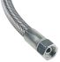 500mm Galvanized Steel Wire Hydraulic Hose Assembly, 155bar Max Pressure