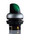 Eaton RMQ Titan Series 3 Position Selector Switch Head, 23mm Cutout, Green Handle