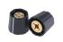 Sifam 15.5mm Black, Grey Potentiometer Knob for 3.175mm Shaft Slotted, S151 125BK