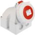 MENNEKES IP67 Red Wall Mount 3P + N + E 25 ° Industrial Power Socket, Rated At 16A, 400 V
