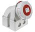 MENNEKES IP67 Red Wall Mount 4P 25 ° Industrial Power Socket, Rated At 32A, 400 V