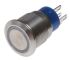 RS PRO Illuminated Push Button Switch, Latching, Panel Mount, 19.2mm Cutout, SPDT, White LED, 250V ac, IP67