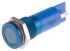 RS PRO LED Schalttafel-Anzeigelampe Blau 12V dc, Montage-Ø 14mm, Faston, Lötfahne