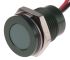 RS PRO Green Panel Mount Indicator, 12V dc, 14mm Mounting Hole Size, Lead Wires Termination, IP67
