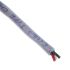 Alpha Wire Alpha Essentials Datenkabel, 1-paarig 0,23 mm Ø 3.96mm F/UTP Schirmung PVC isoliert Twisted Pair Grau