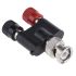 Telegartner Black, Red, Male Binding Post With Brass contacts and Gold Plated - Socket Size: 4mm