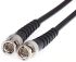 Telegartner Male BNC to Male BNC Coaxial Cable, RG59, 75 Ω, 5m