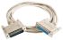 Roline Male 25 Pin D-sub to Female 25 Pin D-sub Serial Cable, 6m