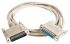 Roline Male 25 Pin D-sub to Female 25 Pin D-sub Serial Cable, 9m
