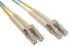 RS PRO LC to LC Duplex Multi Mode OM3 Fibre Optic Cable, 900μm, Blue, 3m