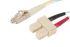 RS PRO LC to SC Duplex Multi Mode OM4 Fibre Optic Cable, 900μm, Blue, 5m