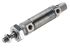 Festo Pneumatic Piston Rod Cylinder - 19219, 25mm Bore, 25mm Stroke, DSNU Series, Double Acting