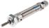 Festo Pneumatic Cylinder - 19199, 16mm Bore, 25mm Stroke, DSNU Series, Double Acting