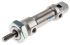 Festo Pneumatic Cylinder - 1908282, 20mm Bore, 15mm Stroke, DSNU Series, Double Acting