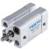 Festo Pneumatic Cylinder - 536205, 12mm Bore, 10mm Stroke, ADN Series, Double Acting