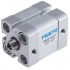 Festo Pneumatic Cylinder - 536243, 20mm Bore, 10mm Stroke, ADN Series, Double Acting