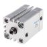 Festo Double Action Pneumatic Compact Cylinder 32mm Bore, 25mm stroke