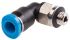 Festo QS Series Elbow Threaded Adaptor, M5 Male to Push In 4 mm, Threaded-to-Tube Connection Style, 153333