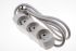 RS PRO 1.5m 3 Socket Type E - French Extension Lead, 230 V ac