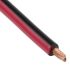 RS PRO Black/Red 1 mm² Hook Up Wire, 57/0.15 mm, 30m