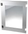 施耐德电气 玻璃纤维强化聚酯玻璃门 机柜门, 可上锁, 灰色, 适用于PLM 外壳, NSYDPLM108TG