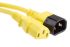 RS PRO IEC C13 Socket to IEC C14 Plug Power Cord, 1m