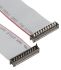 TE Connectivity 1.27mm 20 Way Male Micro-MaTch IDC to Male Micro-MaTch IDC Flat Ribbon Cable, Grey Sheath, 150.5mm