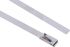 RS PRO Cable Tie, Roller Ball, 125mm x 4.6 mm, Steel Stainless Steel