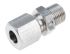 RS PRO, 1/8 NPT Compression Fitting for Use with Thermocouple or PRT Probe, 1/4in Probe, RoHS Compliant Standard