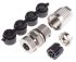 Harting Circular Connector, 5 Contacts, Panel Mount, M12 Connector, Plug, Female, IP65, IP67, M12 Series
