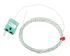 RS PRO Type K Exposed Junction Thermocouple 2m Length, 1/0.315mm Diameter → +250°C