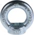 RS PRO Carbon Steel Eye Nut, M16 Thread, 0.7t Load, 63 mm