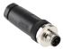 TE Connectivity Circular Connector, 4 Contacts, Cable Mount, M12 Connector, Plug, Male, IP67, IP68, T411 Series
