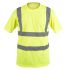 RS PRO Yellow Unisex Hi Vis T-Shirt, M