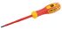 RS PRO Slotted Insulated Screwdriver, 4 x 0.8 mm Tip, 100 mm Blade, VDE/1000V, 200 mm Overall
