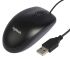 Myszka, Optyczna, 3-przyciskowa, kolor: Czarny, USB, Logitech, B100