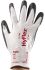 Ansell HyFlex 11-735 White Nylon Cut Resistant Work Gloves, Size 9, Polyurethane Coating