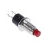 KNITTER-SWITCH Single Pole Single Throw (SPST) Momentary Miniature Push Button Switch, 7.4 (Dia.)mm, Panel Mount, 250V