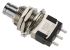 KNITTER-SWITCH Single Pole Double Throw (SPDT) Momentary Push Button Switch, 12.5 (Dia.)mm, Panel Mount