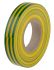 RS PRO Green, Yellow PVC Electrical Tape, 12mm x 20m
