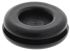 SES Sterling Black PVC 18mm Cable Grommet for Maximum of 11mm Cable Dia.