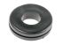 RS PRO Black PVC 18mm Cable Grommet for Maximum of 10mm Cable Dia.