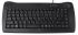 RS PRO Wired USB Trackball Mini Keyboard, AZERTY, Black