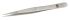 RS PRO 120 mm, Stainless Steel, Serrated, Tweezers