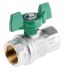 RS PRO Brass Full Bore, 2 Way, Ball Valve, BSPP 3/4in